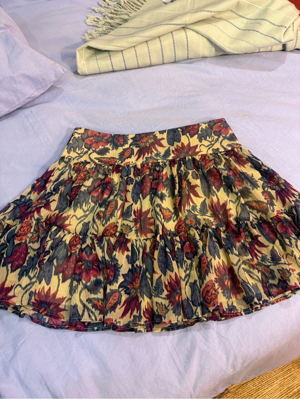 Floral Midi Skirt -  Floral
